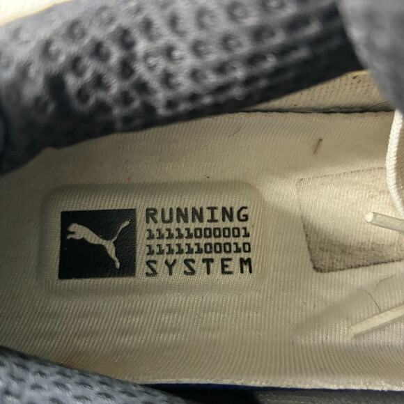 Puma RS-X Final Round Lace Up White Black Running Shoes 389823-01 Youth Size 6.5 - Picture 9 of 11